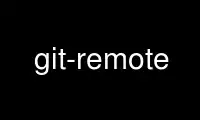 Run git-remote in OnWorks free hosting provider over Ubuntu Online, Fedora Online, Windows online emulator or MAC OS online emulator