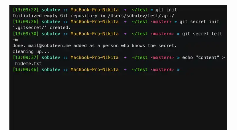 Download web tool or web app git-secret