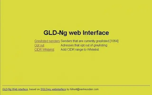 Download web tool or web app gld-ng