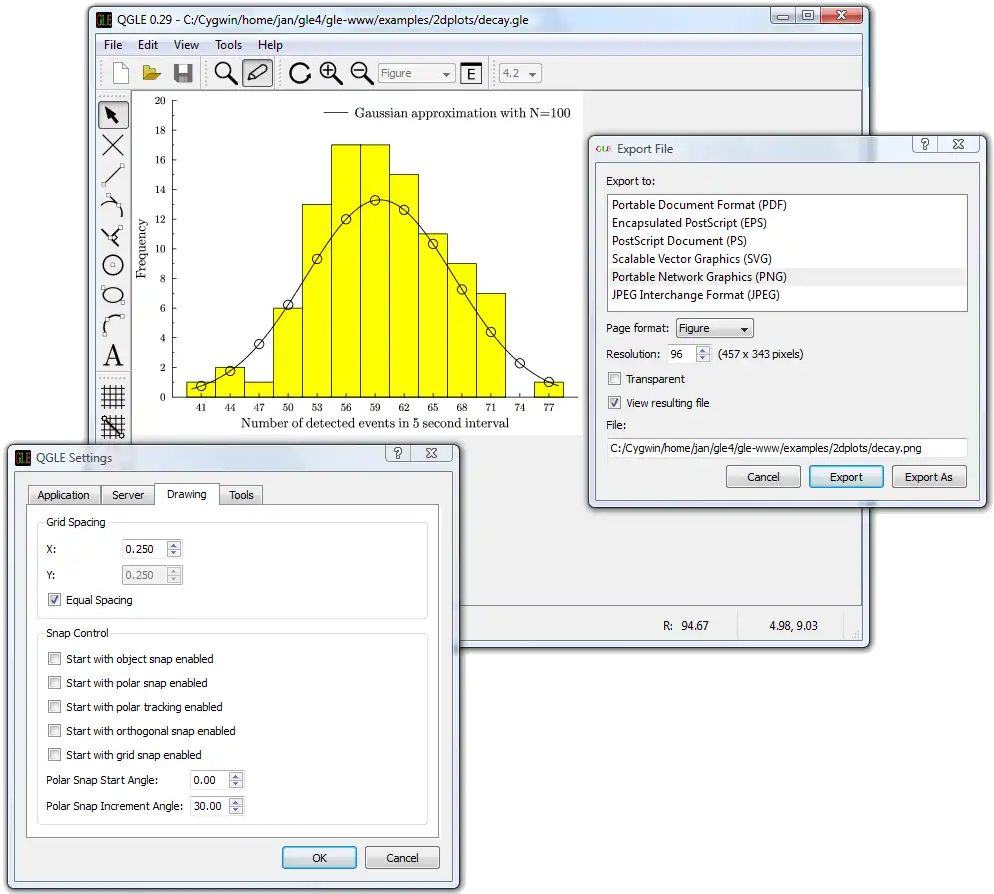 Download web tool or web app GLE - Graphics Layout Engine to run in Linux online