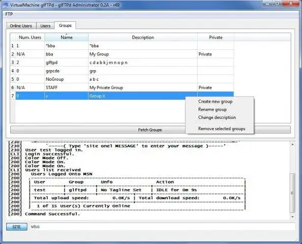 Download webtool of webapp glFTPd Administrator