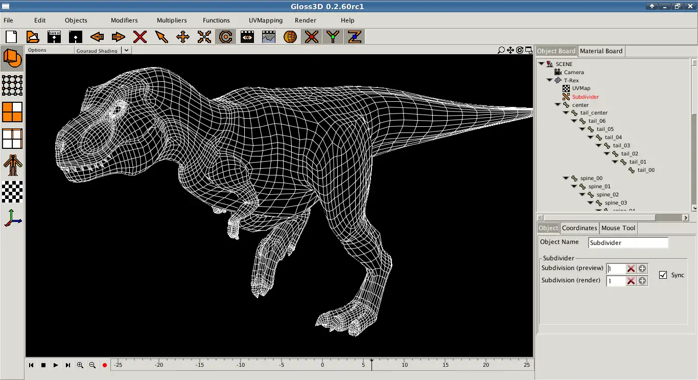 WebツールまたはWebアプリGloss3Dをダウンロードする