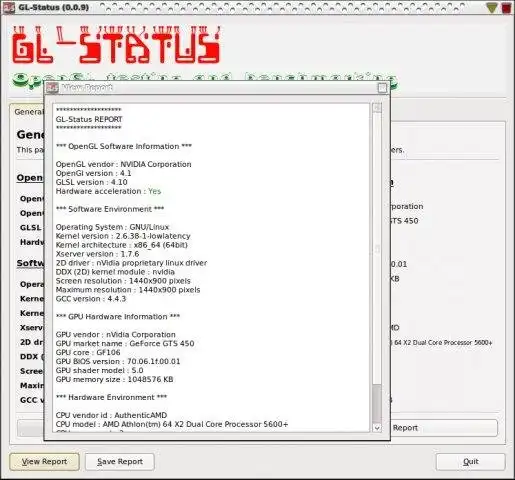 Download web tool or web app GL-Status