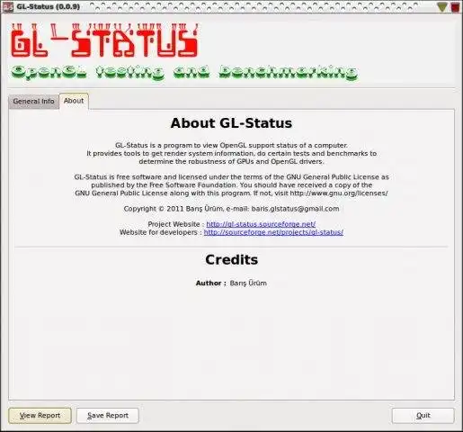 Unduh alat web atau aplikasi web GL-Status