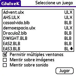 Download web tool or web app GlulxeK, palmos glulxe interpreter to run in Linux online