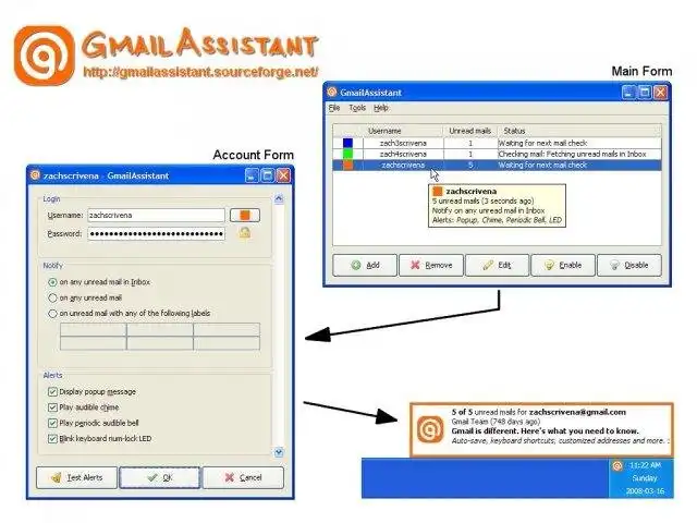 قم بتنزيل أداة الويب أو تطبيق الويب GmailAssistant