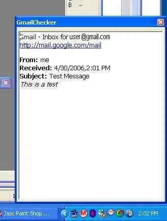 Download web tool or web app GmailChecker