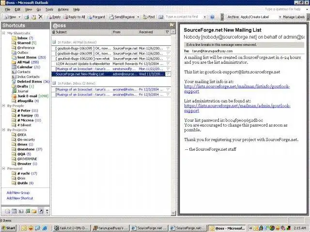 Загрузите веб-инструмент или веб-приложение GMail для Outlook