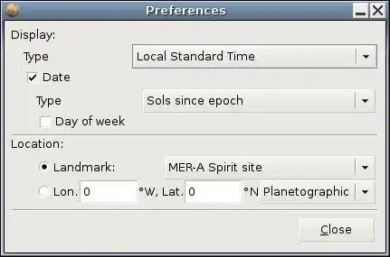 Download web tool or web app gMarsClock to run in Linux online