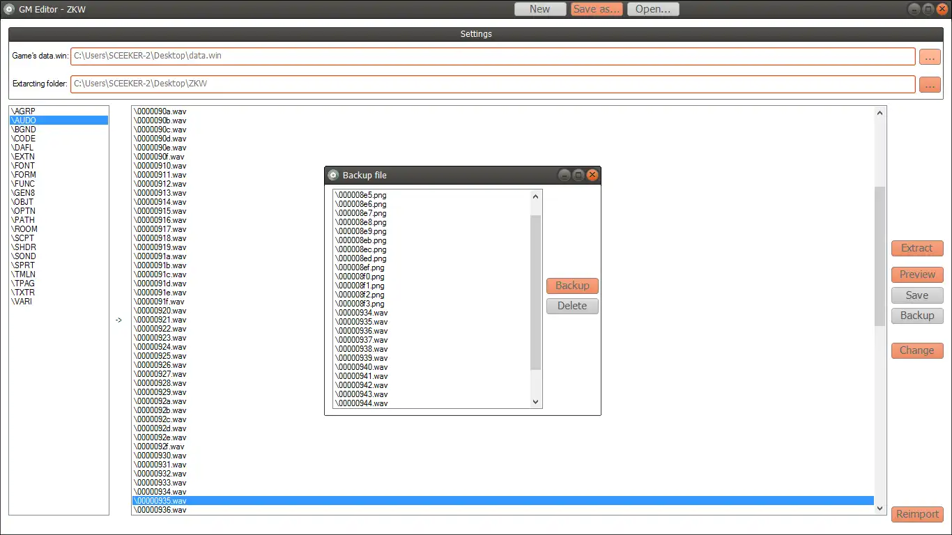 Download web tool or web app GM Editor
