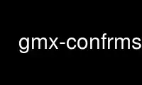 Run gmx-confrms in OnWorks free hosting provider over Ubuntu Online, Fedora Online, Windows online emulator or MAC OS online emulator