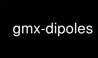 Run gmx-dipoles in OnWorks free hosting provider over Ubuntu Online, Fedora Online, Windows online emulator or MAC OS online emulator