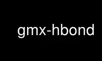 Run gmx-hbond in OnWorks free hosting provider over Ubuntu Online, Fedora Online, Windows online emulator or MAC OS online emulator