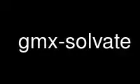 Run gmx-solvate in OnWorks free hosting provider over Ubuntu Online, Fedora Online, Windows online emulator or MAC OS online emulator