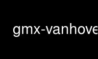 Run gmx-vanhove in OnWorks free hosting provider over Ubuntu Online, Fedora Online, Windows online emulator or MAC OS online emulator