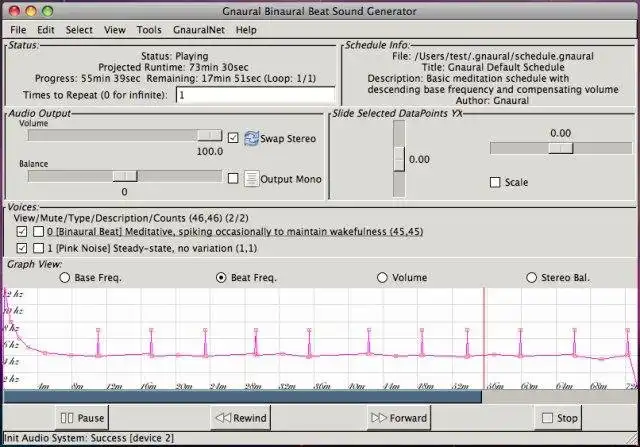 Web ツールまたは Web アプリをダウンロード Gnaural