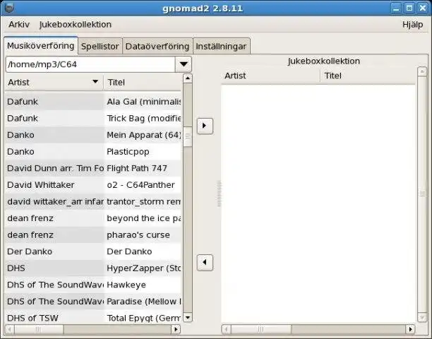 Download web tool or web app Gnomad2 - a NOMAD / MTP Device Manager