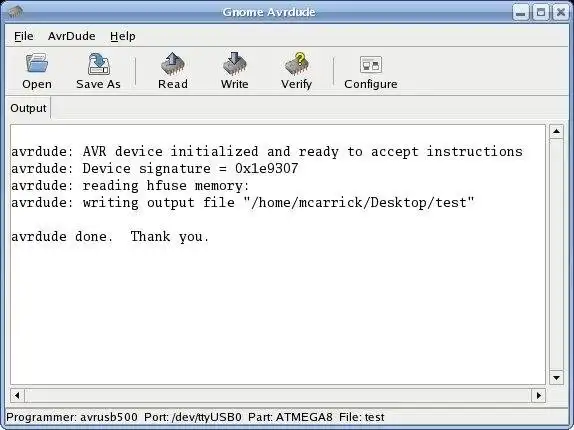 Download web tool or web app gnome-avrdude