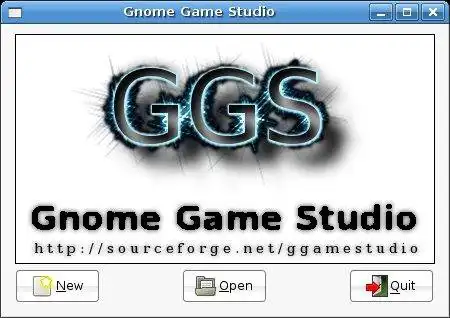قم بتنزيل أداة الويب أو تطبيق الويب Gnome Game Studio