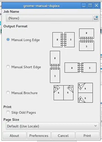 Download web tool or web app gnome-manual-duplex