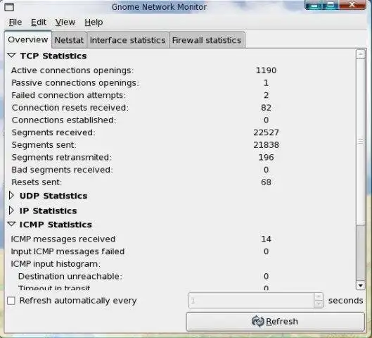 Descărcați instrumentul web sau aplicația web Gnome Network Monitor