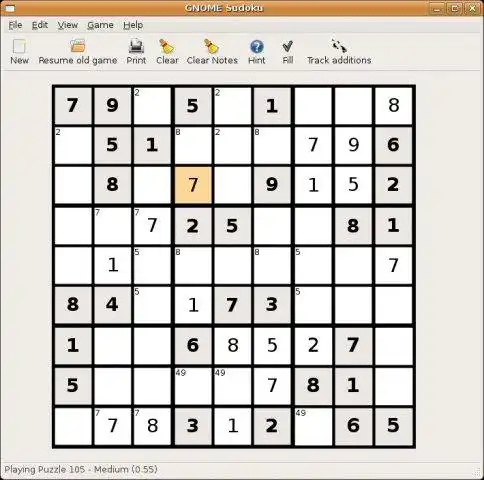 Pobierz narzędzie internetowe lub aplikację internetową GNOME Sudoku, aby działać w systemie Linux online