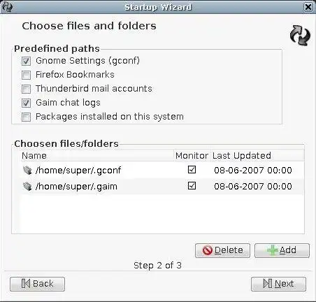 Download web tool or web app Gnome Synchronization Utility