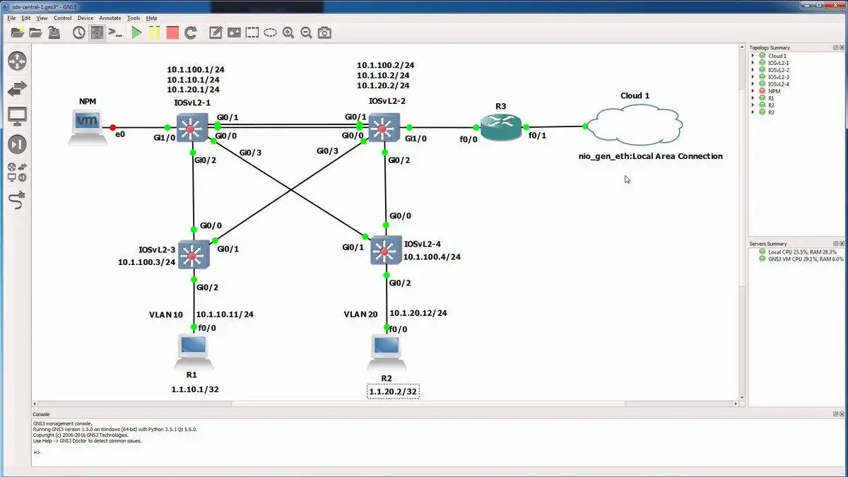 Download web tool or web app GNS3