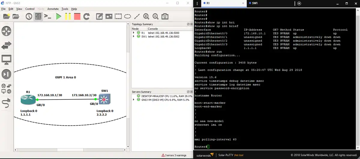 Descargue la herramienta web o la aplicación web GNS3