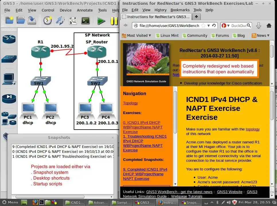 ابزار وب یا برنامه وب GNS3 WorkBench را دانلود کنید