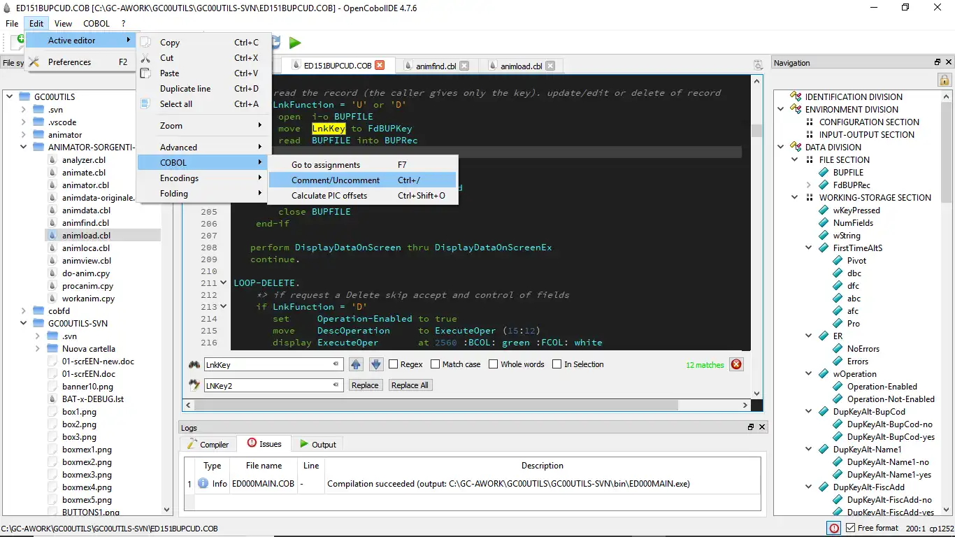 Descargue la herramienta web o la aplicación web GnuCOBOL (anteriormente OpenCOBOL)