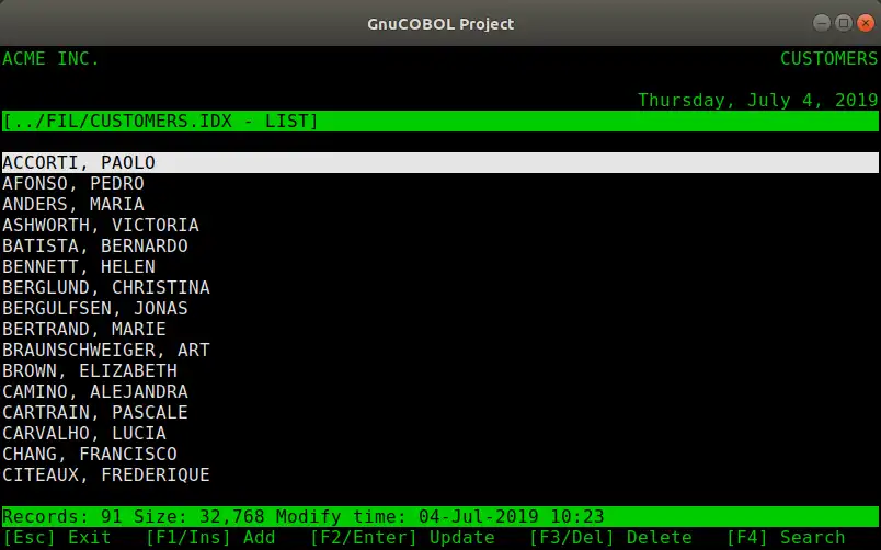 Download web tool or web app GnuCOBOL