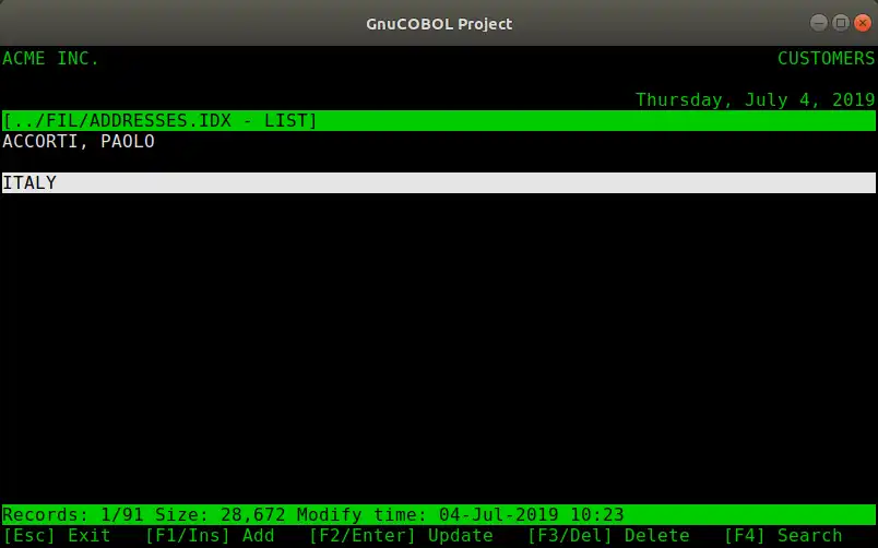 Download web tool or web app GnuCOBOL