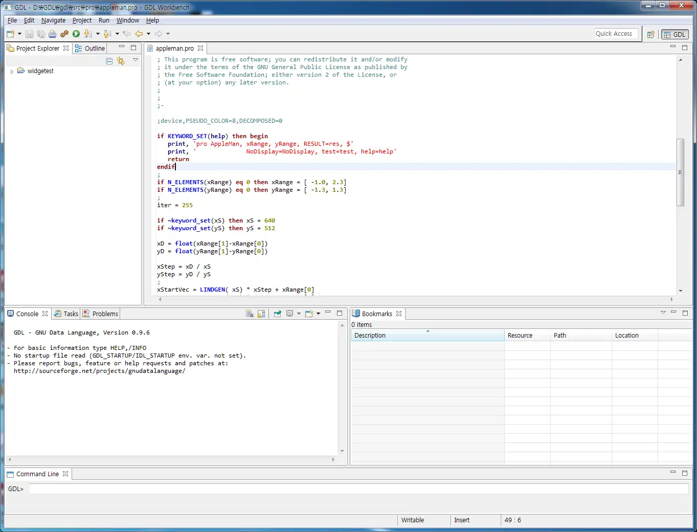 ดาวน์โหลดเครื่องมือเว็บหรือเว็บแอป GNU Data Language สำหรับ Win32 (อย่างไม่เป็นทางการ)