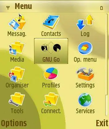 Pobierz narzędzie internetowe lub aplikację internetową GNU Go na S60, aby móc działać w systemie Windows online za pośrednictwem systemu Linux online