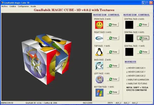 Download webtool of webapp GnuRubik om online onder Linux te draaien