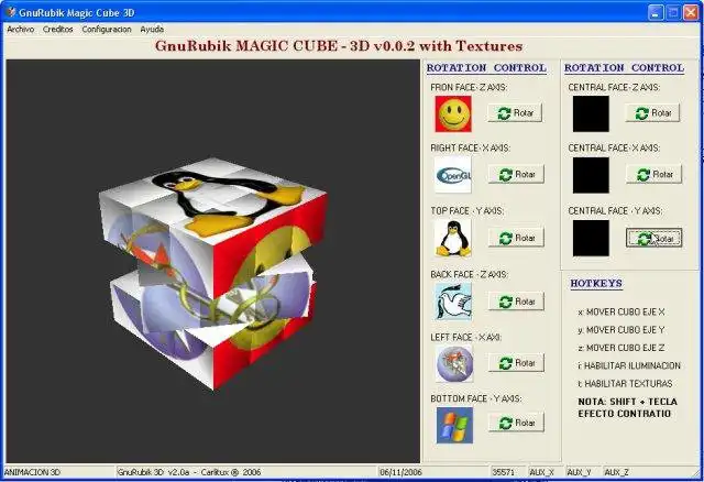 Завантажте веб-інструмент або веб-програму GnuRubik для роботи в Linux онлайн