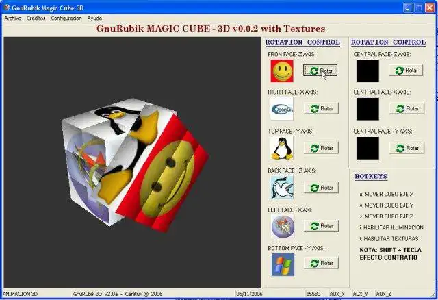 Download webtool of webapp GnuRubik om online onder Linux te draaien