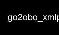 Run go2obo_xmlp in OnWorks free hosting provider over Ubuntu Online, Fedora Online, Windows online emulator or MAC OS online emulator