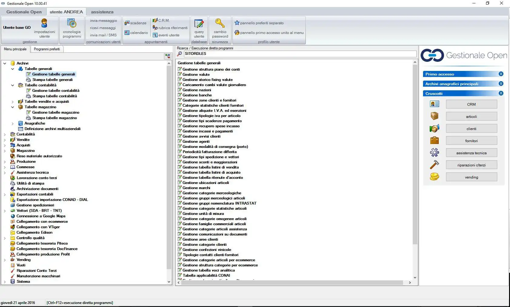 Download web tool or web app GO Gestionale Open - Open Source ERP