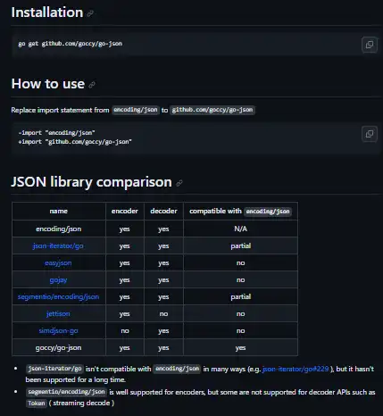 ابزار وب یا برنامه وب go-json را دانلود کنید