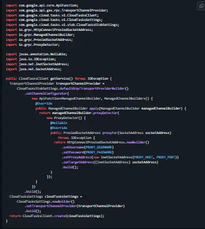 Download web tool or web app Google Cloud Java Client Libraries