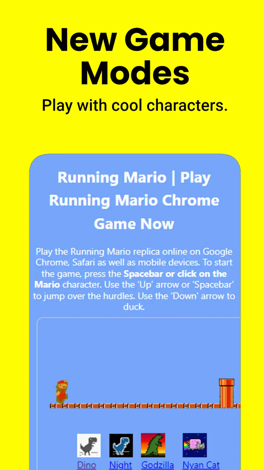Mag-download ng web tool o web app na Google Dino Game