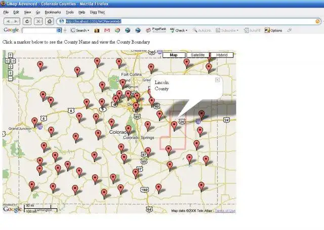 웹 도구 또는 웹 앱 다운로드 Google Map .Net Control