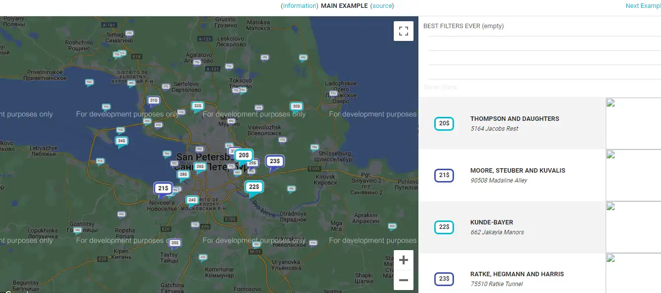 Laden Sie das Web-Tool oder die Web-App Google Map React herunter