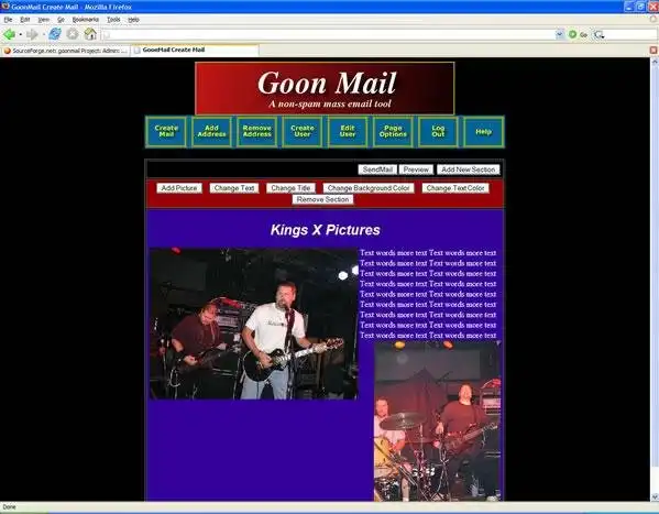 Download web tool or web app GoonMail