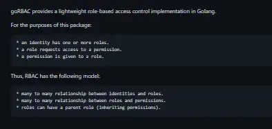 下载网络工具或网络应用 goRBAC