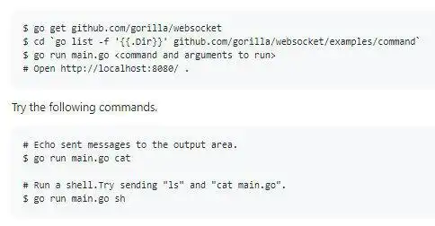 Завантажте веб-інструмент або веб-програму Gorilla WebSocket