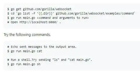 Download web tool or web app Gorilla WebSocket