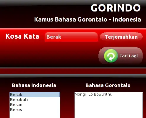 Mag-download ng web tool o web app GORINDO